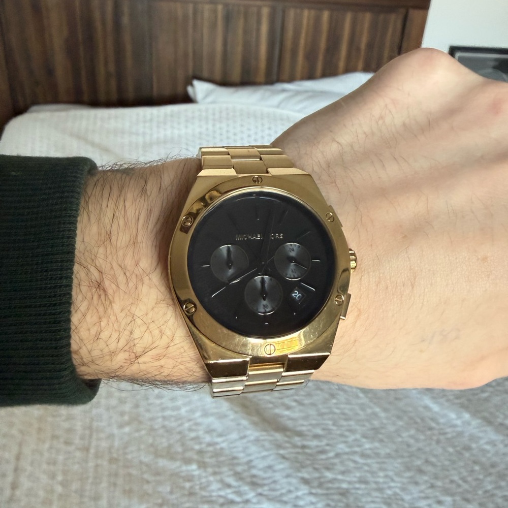 Michael Kors Men's Watch in Gold and Black